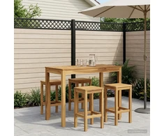Sodo Baro Stalas Balta 108,5 x 55 x 105 cm