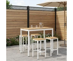 Sodo Baro Stalas NAARDEN Balta 108,5 x 55 x 105 cm