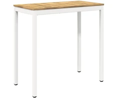 Sodo Baro Stalas Balta 108,5 x 55 x 105 cm
