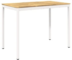 Sodo Baro Stalas Balta 141 x 80,5 x 105 cm