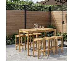 Sodo Baro Stalas Balta 141 x 80,5 x 105 cm