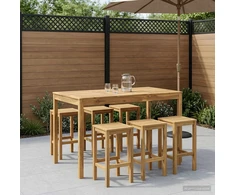 Sodo Baro Stalas Balta 147 x 88,5 x 105 cm