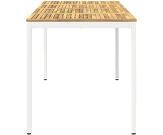 Sodo Baro Stalas Balta 196 x 100,5 x 105 cm