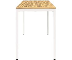 Sodo Baro Stalas Balta 196 x 80,5 x 105 cm