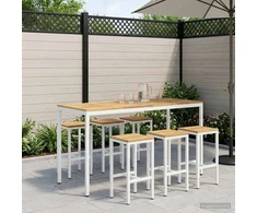 Sodo Baro Stalas Balta 196 x 80,5 x 105 cm