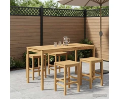 Sodo Baro Stalas Balta 196 x 80,5 x 105 cm
