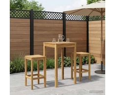 Sodo Baro Stalas Balta 60 x 60,5 x 105 cm