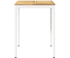 Sodo Baro Stalas NAARDEN Balta 80 x 80,5 x 105 cm