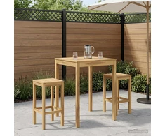 Sodo Baro Stalas Balta 80 x 80,5 x 105 cm