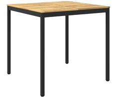 Sodo Baro Stalas Balta ir juoda 110 x 108,5 x 105 cm