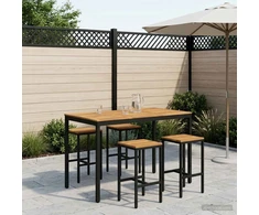 Sodo Baro Stalas Balta ir juoda 147 x 88,5 x 105 cm