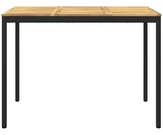 Sodo Baro Stalas NAARDEN Balta ir juoda 147 x 88,5 x 105 cm