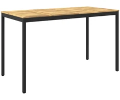 Sodo Baro Stalas NAARDEN Balta ir juoda 180 x 88,5 x 105 cm