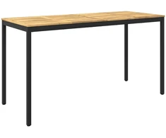 Sodo Baro Stalas Balta ir juoda 196 x 80,5 x 105 cm