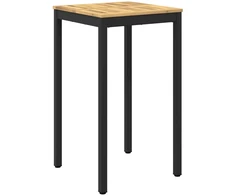 Sodo Baro Stalas Balta ir juoda 60 x 60,5 x 105 cm