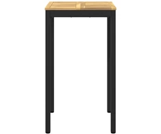 Sodo Baro Stalas Balta ir juoda 60 x 60,5 x 105 cm