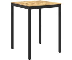 Sodo Baro Stalas Balta ir juoda 80 x 80,5 x 105 cm