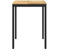 Sodo Baro Stalas Balta ir juoda 80 x 80,5 x 105 cm