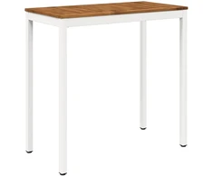 Sodo Baro Stalas Natūrali ir Balta 108,5 x 55 x 105 cm