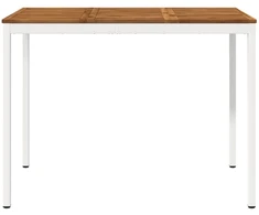 Sodo Baro Stalas Natūrali ir Balta 141 x 80,5 x 105 cm