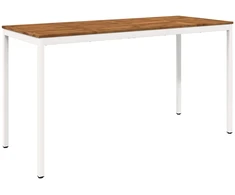 Sodo Baro Stalas Natūrali ir Balta 196 x 80,5 x 105 cm
