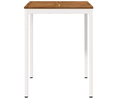 Sodo Baro Stalas NAARDEN Natūrali ir Balta 80 x 80,5 x 105 cm