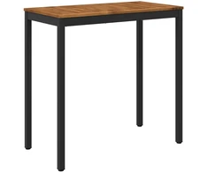 Sodo Baro Stalas Natūrali ir juoda 108,5 x 55 x 105 cm