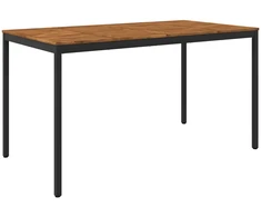 Sodo Baro Stalas Natūrali ir juoda 196 x 100,5 x 105 cm
