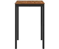 Sodo Baro Stalas Natūrali ir juoda 70 x 68,5 x 105 cm