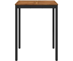Sodo Baro Stalas Natūrali ir juoda 80 x 80,5 x 105 cm