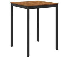 Sodo Baro Stalas Natūrali ir juoda 80 x 80,5 x 105 cm