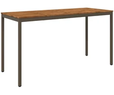 Sodo Baro Stalas Natūralus ir kava 196 x 80,5 x 105 cm