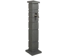Sodo cisterna Antracito 26 x 26 x 101 cm PE