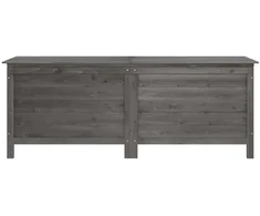 Sodo daiktadėžė, antracito, 150x50x56,5cm, eglės masyvas