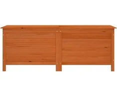 Sodo daiktadėžė, ruda, 150x50x56,5cm, eglės medienos masyvas