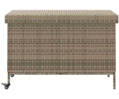 Sodo daiktadėžė su ratukais, pilkos spalvos, 110x55x73cm