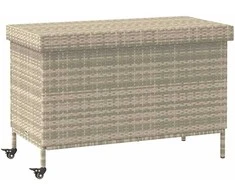 Sodo daiktadėžė su ratukais, šviesiai pilkos sp., 110x55x73cm
