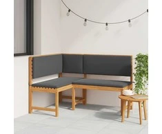 Sofa Sodo Kėdė Ruda 140 x 100 x 91cm Akacijos medienos masyvas