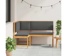 Sofa Sodo Kėdė Ruda 140 x 100 x 91cm Akacijos medienos masyvas