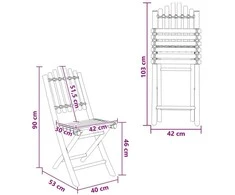 Sodo Kėdė 4 pcs Natūrali Bambukas