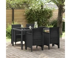 Sodo Kėdė 4 pcs Antracitas 53 x 49 x 85 cm Polipropilenas
