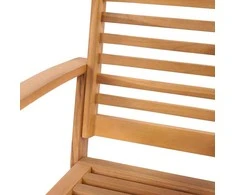 Kėdė 2 Vienetas Ruda 65 x 60 x 76,5 cm Kieto teka medžio