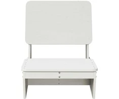 sodo kėdės 2 vnt Baltos 60x64x70,5 cm pušies masyvo