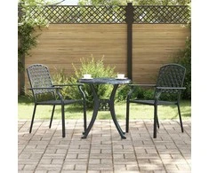 Sodo Kėdė 2 pcs Antracitas 56 x 65 x 89 cm Plienas