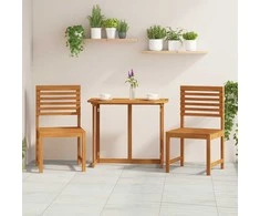 Sodo Kėdė 2 pcs Ruda 50 x 50 x 91cm Akacijos medienos masyvas