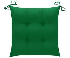 Sodo kėdės su pagalvėlėmis, 8vnt., tikmedžio medienos masyvas