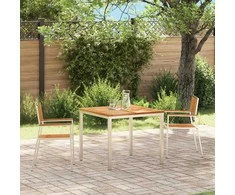 Sodo Kėdė 2 pcs Ruda 56 x 54,5 x 87 cm Kieto teka medžio