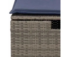 Lauko baldų komplektas Sodo komplektas su pagalvėlėmis, 6 dalių, poliratanas/akacija
