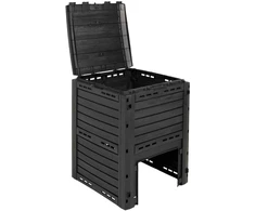 Sodo kompostinė Juoda 59,5 x 60 x 81,5 cm 280 l 100% PP