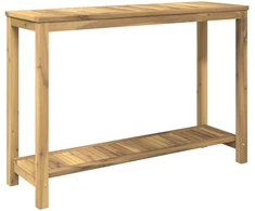 Sodo konsolinis stalas Balta apdaila 108,5 x 35 x 75 cm